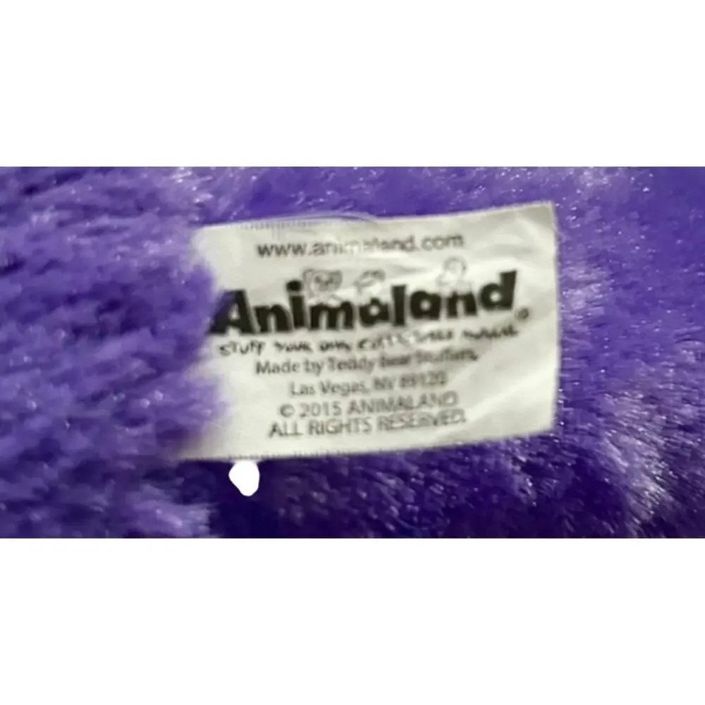Super Cute! Gumbo 3 Eyed Purple Faux Fur Monster Horns Plush Plushie Kidcore